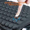 thumbnail image 5 of Shock Absorbing Motorcycle Seat Pad Contoured Ergonomic Design Breathable Bubble Surfaces Not Slip PVC Bottom for Bike, 5 of 8