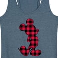 thumbnail image 3 of Mickey & Friends - Mickey Plaid - Women's Racerback Tank Top, 3 of 5