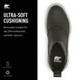 thumbnail image 4 of SOREL Womens Black Heel Pull-Tab Goring Cushioned Caribou X Round Toe Platform Chelsea 10, 4 of 7