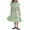 Green, variant on Krdevn Children Short Sleeved Solid Color Princess Dress Lace Semi Formal Dress,8-9 Years