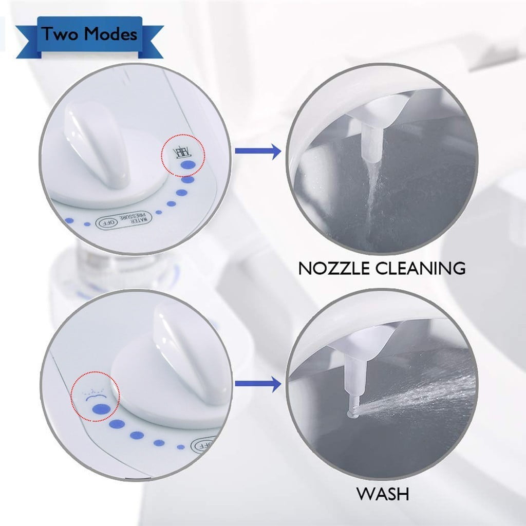 JilgTeok New Bidet Fresh Water Spray Mechanical Bidet Toilet at Attachment Non-Electric to Refresh Your Space