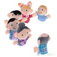 thumbnail image 4 of Yirtree 6 Pack Soft Plush Finger Puppets Set - Family Members Velvet Cute Toys for Children, Story Time, Shows, Playtime, Schools, 4 of 8