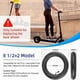 thumbnail image 4 of 8.5Inch Inner Tube Rear Wheel Bent Valve Stem 50/75-6.1 Rear Tire 8 1/2 X2 for V2 M365 Pro 1S, 4 of 5