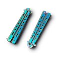 thumbnail image 3 of Punto de práctica de acero inoxidable Peine Cuchillo táctico Herramienta de entrenamiento para principiantes Cf Peine de mariposa kaili Sencillez, 3 of 4