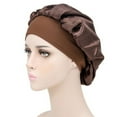 thumbnail image 2 of Zhaomeidaxi Hair Satin Bonnet For Sleeping Shower Caps Satin Chemo Caps with Wide Elastic Band Night Sleep Cap Bonnets for Women, 2 of 8