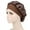 Brown, variant on Anvazise Sleep Hat Wide Headband Elastic Satin Stretchy Hair Bonnet Hat for Woman Black One Size