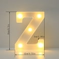 thumbnail image 3 of SLYNSHome Clearance Light Up Letters Sign Marquee LED Letter Lights,Alphabet Lighted Letters Lamp Battery Powered for Night Light Wedding Birthday Party Girls Home Christmas Wall Decorations (Z), 3 of 4