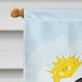 thumbnail image 3 of Black Pug Summer Beach Flag Canvas House Size BB2131CHF, 3 of 4