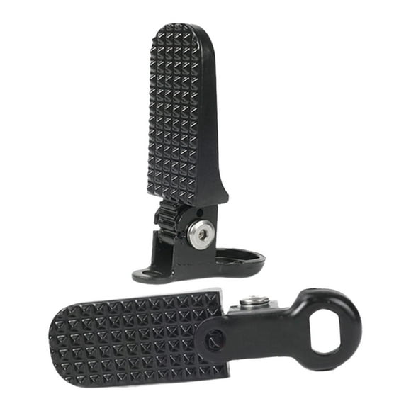 2 Pedales de Rueda Trasera de Bicicleta, Pedales de Metal, Antideslizantes, de Liberación Rápida, Fácil Instalación, Pedal de Motocicleta, Reposapiés