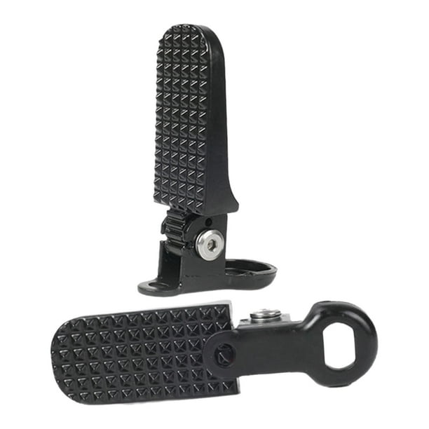 2 pedales traseros para bicicleta, pedales de aleación de aluminio, clavijas para bicicleta BMX, antideslizantes, clavijas plegables para bicicleta