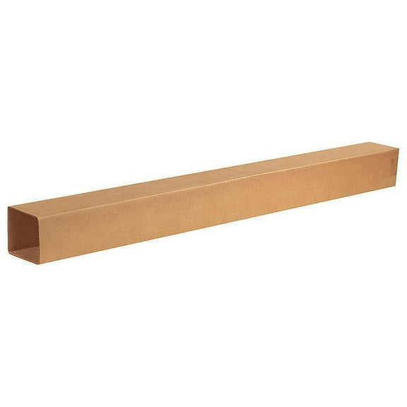ZoroSelect Telescoping Inner Boxes, 6" x 6" x 72", Kraft, 15/Bundle