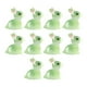 thumbnail image 4 of Adorno de Resina Cola Conejo de Pascua Luminoso Brillante Verde Estatuillas de Conejo, 4 of 8