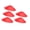Red, variant on WINDLAND Set of 5 Thick Training Discs Polyethylene Texture Perfect for Various Sport Agilitys Drill Coaching and Outdoor Activity