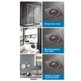 thumbnail image 3 of Floor Drain, Easy Installation Grey Finish 10 X 10cm Square Fine Workmanship Rust  Shower Drain  for Garage, 3 of 8