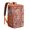 Orange-31, variant on Abstract Paisley Print Insulated Cooler Backpack, Waterproof & Leak-Proof, Ideal for Travel, Beach Days, and Lunch, Boho Style with Comfort and Durability