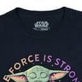 thumbnail image 2 of Star Wars T-Shirt Women's The Force Is Strong With This Little One Junior's Tee, 2 of 5