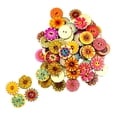 thumbnail image 4 of 200x Botones de Mezclados Flores, 4 of 9