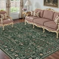 thumbnail image 6 of WIPONKEN 6x9 Area Rugs Morris Carpet for Living Room Bedroom Dining Room Office Farmhouse, Machine Washable Non Slip Vintage Persia Rug Black, 6 of 6
