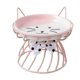 thumbnail image 5 of Cuenco de cerámica para gatos con protección para el cuello y las patas altas Cuenco de comida especial con cara plana Plato para bocadillos Boca poco profunda Cuenco de comida para, 5 of 5