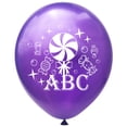 thumbnail image 2 of Set de globos ABC Lollipop Latex de regreso a clases x10, 2 of 2