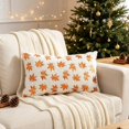 thumbnail image 5 of Fievgin 12x20" Maple Leaf Fall Pillow Covers, Soft White Thanksgiving Throw Pillow Cases for Farmhouse Sofa Bed Home Decor, 5 of 6