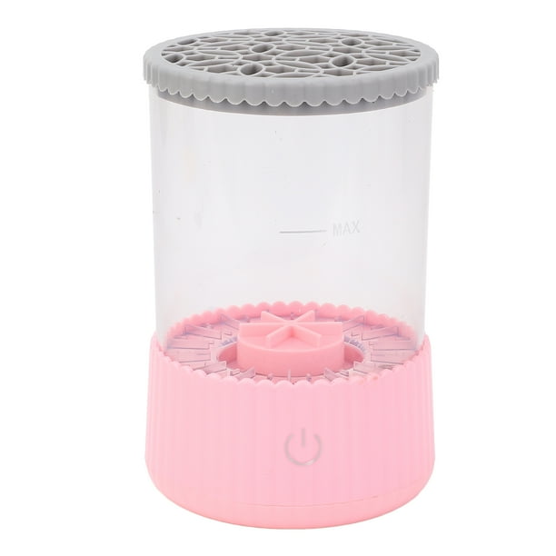 Limpiador De Brochas De Maquillaje Eléctrico, Secador De Brochas De Maquillaje 2 En 1 Para Brochas Y Esponjas De Maquillaje De Todos Los Tamaños, Taza De Limpieza De Brochas De