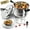 4 Quarts, variant on Stainless Steel Pressure Cooker and Canner, 8 Quart, Induction Compatible with Spring Valve Safety