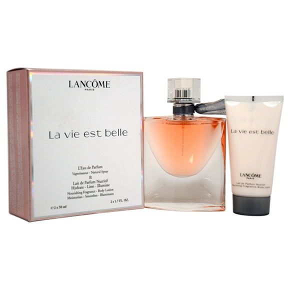 La Vie Est Belle by Lancome for Women - 2 Pc Gift Set 1.7oz Leau De Parfum Natural Spray, 1.7oz Body Lotion