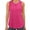 Rose red, variant on G4Free Lightweight Racerback Workout Tank Tops for Women High Neck Athletic Long Tanks Fast Dry Sleeveless Running Shirts