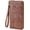 Brown, variant on Womens Wallet RFID Wallet Women with Passport Holder Butterfly Vegan Leather Multi Card Slots Wallets Large Capacity Wristlet Travel Purse for Women (Brown)