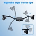 thumbnail image 2 of Solar billboard light, 120LED Outdoor Lights for Sign, Wireless Dual Sign Lighting for commercial Billboard, Shops, HOA, Real Estate, 2 of 9