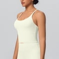 thumbnail image 4 of Mifsaly Womens Camisole Tank Tops Slim Fit Sleeveless Crop Top Scoop Neck Spaghetti Strap Going Out Stretchy Athletic Top Summer Casual Workout Basic Cami M, 4 of 5