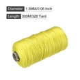 thumbnail image 2 of Torcida Albañil Línea Nylon Cordel Cuerda Cordón Amarillo 300M/328 Yardas 1.5mm Diámetro para Redes, Paisajismo, Hogar Mejora, Bricolaje Proyecto, Artesanía, Albañilería, 2 of 6