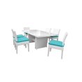 thumbnail image 2 of Miami Table à Manger Patio Extérieur Rectangulaire W / 6 Chaises Sans Bras, 2 of 2