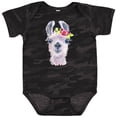 thumbnail image 3 of Inktastic Cute Llama with Flower Boys or Girls Baby Bodysuit, 3 of 5