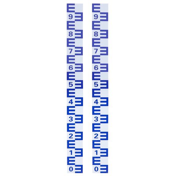 Pond Depth Measuring Stick Water Level Scale Reflective Stickers