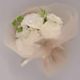 thumbnail image 3 of simhoa 10 Pieces Gauze Flower Wrapping Paper Bouquet Packing Decor Gray, 3 of 8
