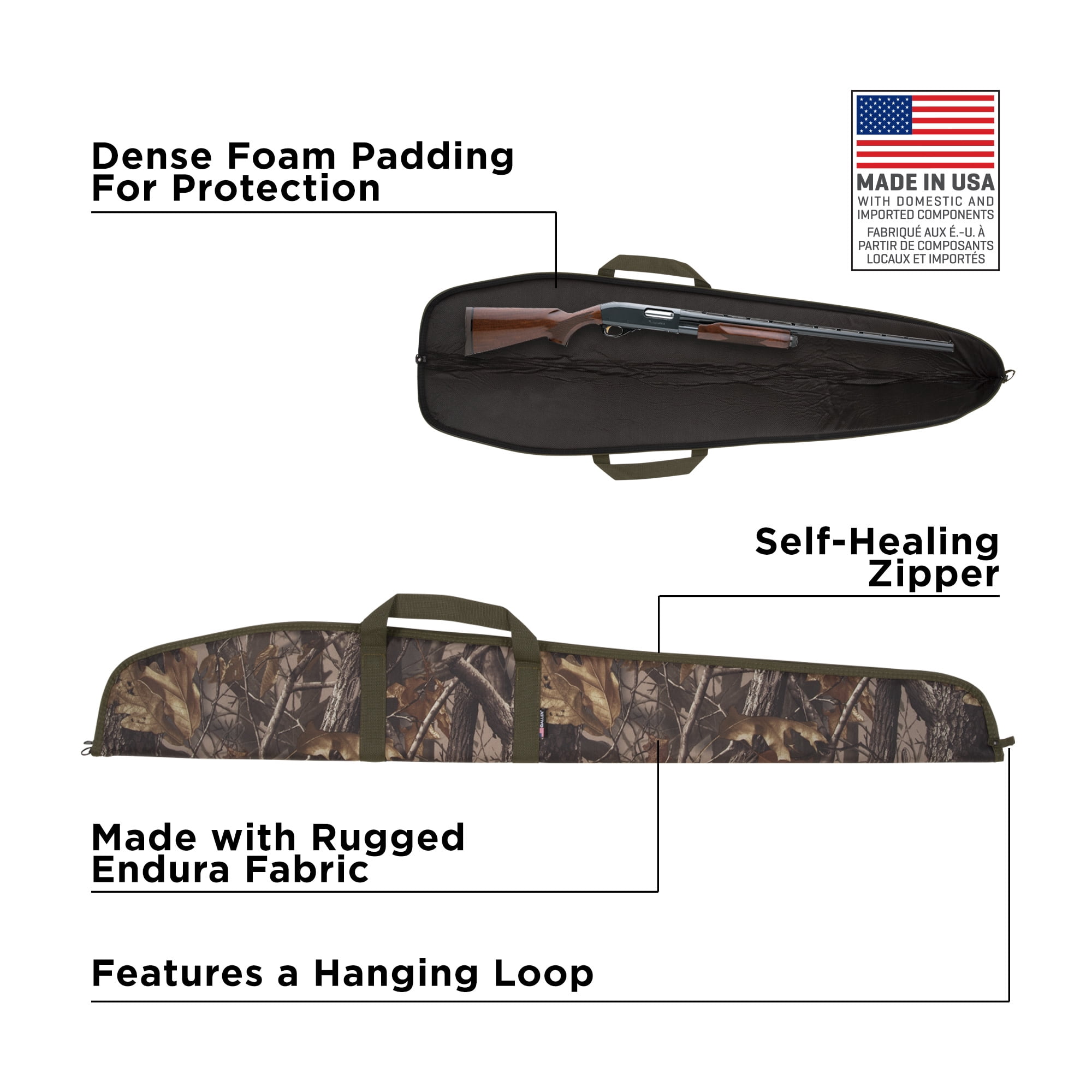 Allen Company 52" Red Mesa Shotgun Case, Camo
