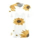 thumbnail image 4 of Fiudx Ropa de Mujer Camiseta Deportiva de Verano Estampada de Manga Corta con Cuello En V de Gran Tamaño para Mujer, 4 of 4