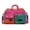 B, variant on Lumxatz Color Block Multi Pocket Canvas Crossbody Bag, Large Capacity Colorful Shoulder Handbag with Detachable Strap, Casual Travel School Laptop Carry Tote Bag for Daily Outdoor Use,D,B