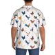 thumbnail image 3 of Balery Various Rooster Camisa Casual de Manga Corta con Botones para Hombre, Texturizada, Estilo Cubano, para Playa, Verano-3X-Large, 3 of 5