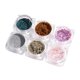 thumbnail image 3 of Copos iridiscentes de espejo con brillante con aplicadores 01 jinwen Nail Art Glitter Powder Flakes, 3 of 8