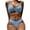 Blue, variant on FhsagQ Womens Swimsuit Sets Black Lace Womens Swimsuits Sexy Thong Micro Bikini Ditsy Floral Two Piece Sets Bathing Suit Color Block Bandeau Swim Top Swimsuit Sets for Women Swimsuit Sets Thong Blue S