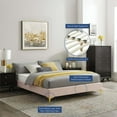 thumbnail image 2 of Modway Sutton Full Modern Performance Velvet Bed Frame in Pink, 2 of 7