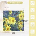 thumbnail image 2 of Dreamtimes 5 PCS Giant Sunflower Blooms Baby Muslin Washcloths, Flower Field Face Towel Burp Cloths Ultrasoft Absorbent Cotton Bath Wipes Towels for Newborn Boys Girls, 2 of 7
