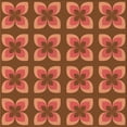 thumbnail image 1 of Ahgly Company Machine Washable Indoor Square Transitional Orange Area Rugs, 4' Square, 1 of 7