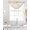 Cream, variant on Marble Grey Sheer Waterfall Valance Curtains for Window, Modern Abstract Ink Painting Luxury Rod Pocket Sheer Topper Swag Curtains for Living Room, Kitchen 38.5"W x 47.2"L, 2 Panels