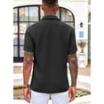 thumbnail image 5 of COOFANDY Mens Short Sleeve Button Down Shirts Wrinkle Free Dress Shirts Vacation Wedding Shirt, 5 of 10