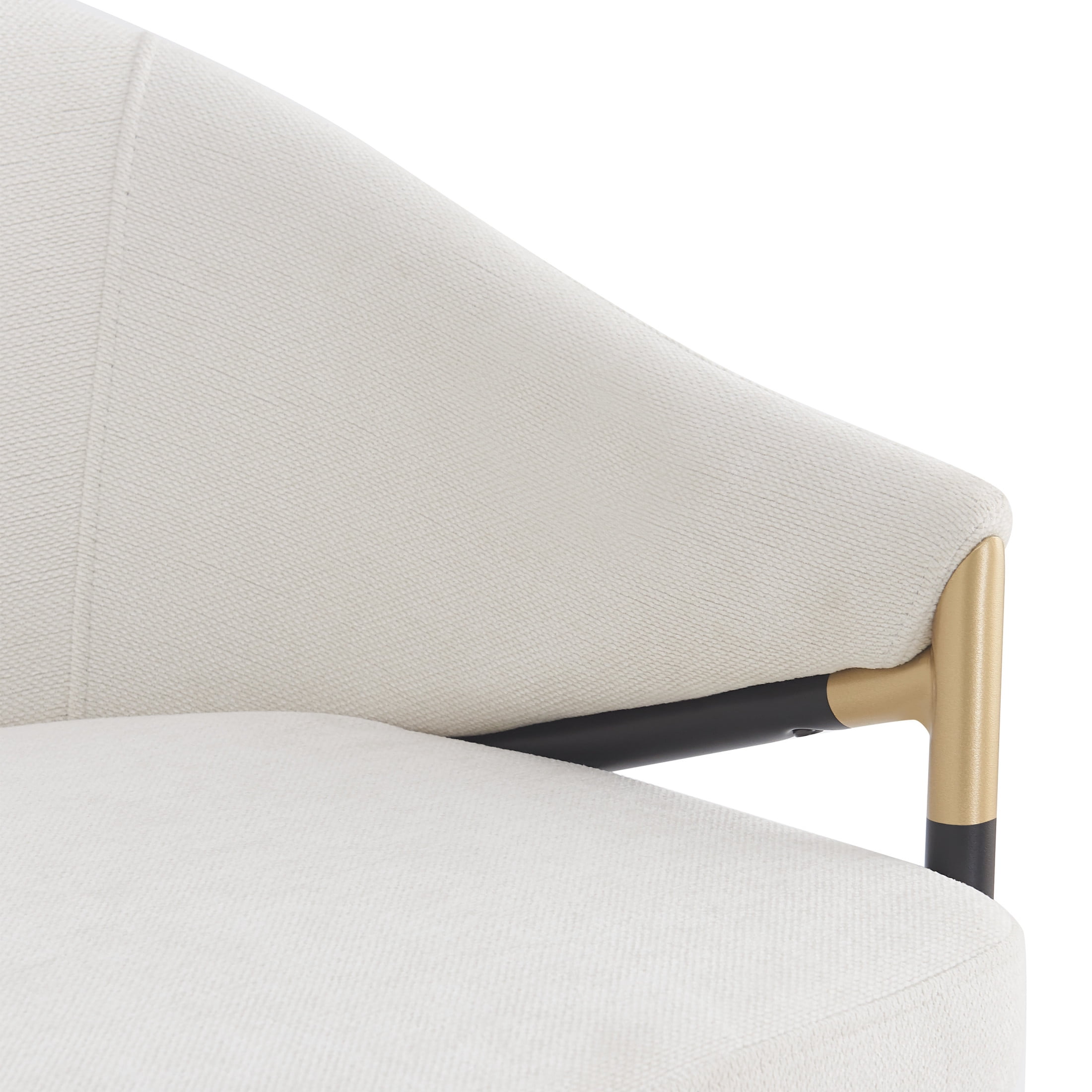 Christopher Knight Home Modern 26" Upholstered Count Height Bar Stool with Curved Armrests, Beige, Set of 2