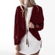 thumbnail image 2 of Elegante De Mujer De Manga Larga De Otoño Con Solapa De Chaqueta De Solapa Corto Abierto Delante Soledad  Chaqueta corta de lana, 2 of 8